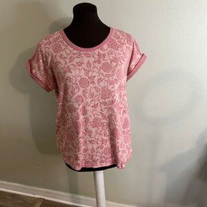 Lucky Brand Pink Floral Top